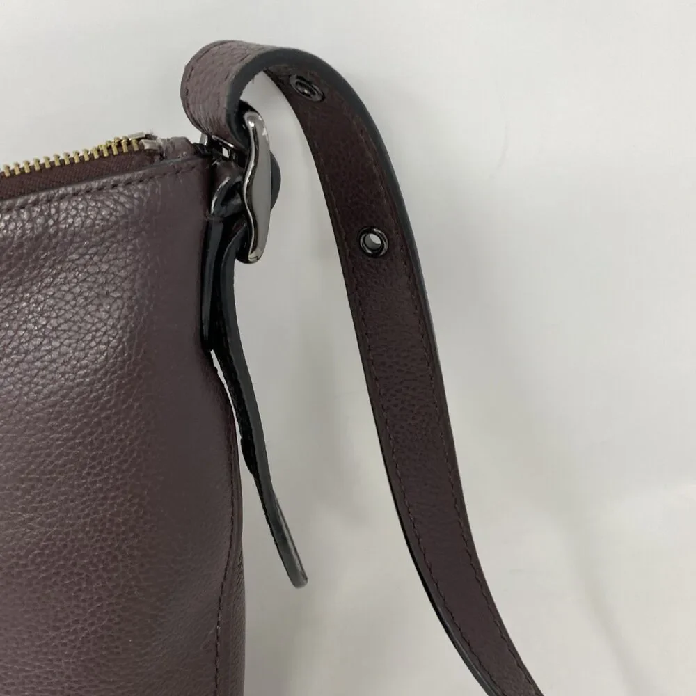 Coach  Brown Leather Crossbody Shoulder Bag Bucket Purse 21377